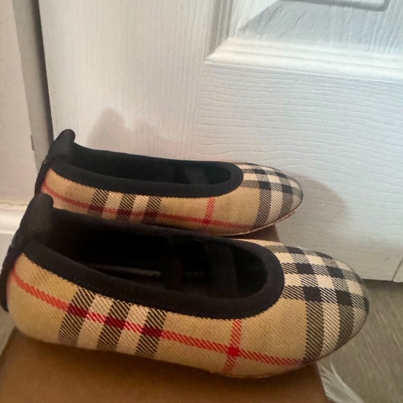Kids Burberry ballerina shoes